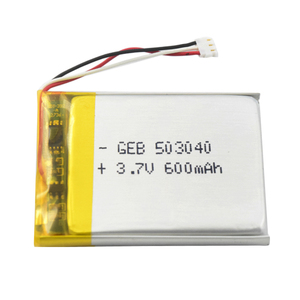 Li Ion battery 503040 <span class=keywords><strong>3</strong></span>,7 V 550mAh lithium-polymer battery cell - Product Image 3