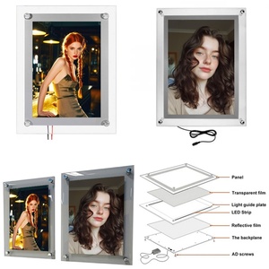 Customized Double-Sided Acrylic Outdoor <b>LED</b> Lightbox Sign Advertising Rectangle Aluminum <b>Light</b> <b>Box</b> - Product Image 1