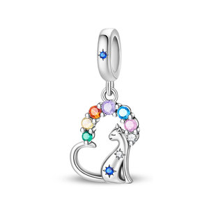 <b>Cute</b> cartoon animal pendant, made of copper, suitable for jewelry making and gifts, suitable for both men and women - Product Image 3