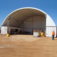 Entrepôt en structure métallique préfabriquée C4040, résistant à la corrosion, solution de stockage commerciale robuste