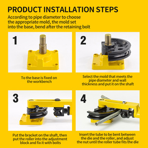Warranty Hydraulic Pipe Bender <b>Manual</b> Bending Machine Pipe Bender <b>Manual</b> - Product Image 6