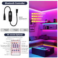 Kit de Bande LED Intelligente WiFi Contrôle via App Tuya Alexa Google Home Synchronisation Musicale RGB 5m 10m Pack Complet Plug & Play