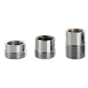 Adaptateur de robinet en cuivre, conversion de filetage interne à externe de 4 à 6 points, installation facile, design minimaliste - Product Image 2