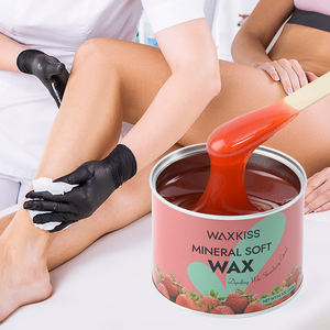 En Stock, Entrega Rápida, <span class=keywords><strong>Cera</strong></span> Depilatoria Suave de 400g <span class=keywords><strong>para</strong></span> Mujeres y Hombres, con Aroma a Papaya, Leche y Fresa, Múltiples Sabores a Elegir - Product Image 1