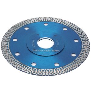 Lame de scie diamantée ultra-fine de 115 mm pour la coupe de la porcelaine dure à bords fins - Product Image 2