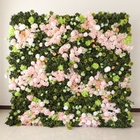 Panneau décoratif mural personnalisé en soie artificielle blanche, motif fleurs de rose du matin, écologique, pour mariage et Noël