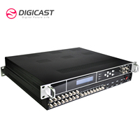 Sintonizador FTA de 8/16/20/24 Canales, Gateway IP, Demodulación DVBS2, Convertidor ASTC ISDB DVB C, IRD Profesional con Soporte BISS ASI