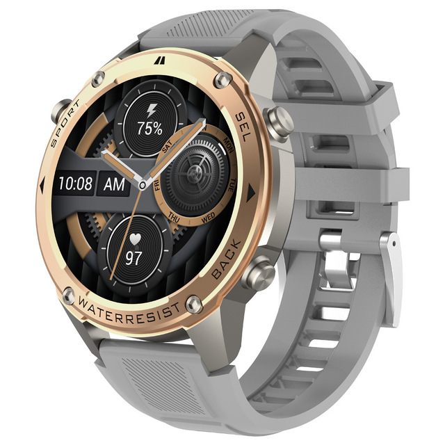 DM56 GPS Tracker Men's Smart Watch Amoled Display 5ATM Waterproof Altimeter Barometer Sport Features Compass Smartwatch