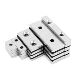 도매 가격 직사각형 네오디뮴 자석 N52 Ndfeb 블록 네오디뮴 자석 <span class=keywords><strong>50mm</strong></span> 접시 구멍 - Product Image 3