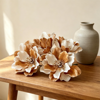 Bouquet de fleurs séchées en bois de Sola écologique en gros, couleur personnalisée, DIY, style bohème, pour mariage, mariée, décoration de vase d'intérieur