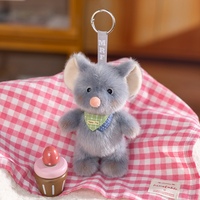 Vente en gros usine : Peluches de la série animale EDEA avec rembourrage en coton PP, porte-clés, poupées pour machine à griffes, cadeaux anti-stress pour enfants