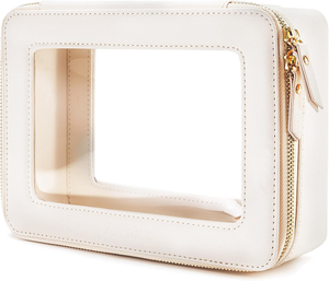 Bolsa <span class=keywords><strong>de</strong></span> viaje mediana <span class=keywords><strong>de</strong></span> PU blanca transparente <span class=keywords><strong>de</strong></span> diseñador <span class=keywords><strong>de</strong></span> marca personalizada Summer Society - Product Image 3