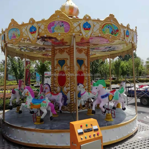 Indoor-Spielplatz für Kinder und Erwachsene, Vergnügungspark-Attraktion, Kinder-Karussell mit Pferden für den Außenbereich zum Verkauf - Product Image 6