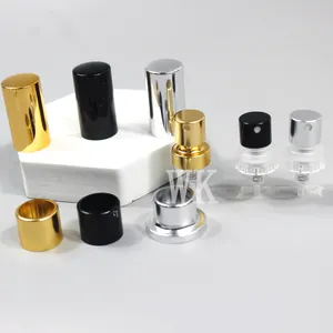 Kustomisasi kepala penyemprot jepret parfum aluminium Snap on Sprayer pompa snap on untuk botol parfum kaca