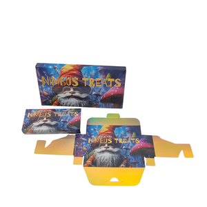 Boîte à <span class=keywords><strong>chocolat</strong></span> <span class=keywords><strong>vide</strong></span> personnalisée avec design champignon en feuille holographique, boîte à <span class=keywords><strong>chocolat</strong></span> avec 15 moules en polycarbonate <span class=keywords><strong>pour</strong></span> <span class=keywords><strong>chocolat</strong></span> - Product Image 1