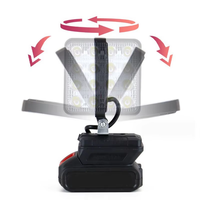 Projecteur LED multifonctionnel rechargeable par USB, lithium, IP65, lumière de travail, éclairage d'urgence, 6000K lumière du jour, dimmable, CRI 80, garantie 1 an