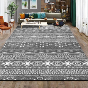 Tapis moderne lavable de petite taille, best-seller, avec logo personnalisé, en polyester imitation fourrure, toucher cachemire, fabriqué à la machine pour usage domestique - Product Image 3