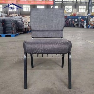 Vente en gros de meubles modernes de théâtre à structure métallique, tissu, siège rembourré, chaise d'église, salle à manger en mousse haute densité, meilleure <span class=keywords><strong>qualité</strong></span> - Product Image 3