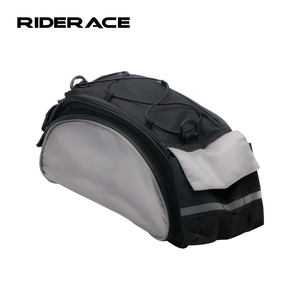 RIDERACE <span class=keywords><strong>Sacoche</strong></span> de vélo Durable sac de <span class=keywords><strong>porte</strong></span>-bagages arrière de vélo étanche à la pluie grande capacité sac de coffre de cyclisme <span class=keywords><strong>vtt</strong></span> stockage sac de transport de bagages - Product Image 1