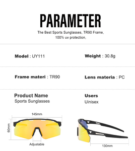 Vente en gros d'usine de <span class=keywords><strong>lunettes</strong></span> de soleil demi-monture tendances avec logo personnalisé <span class=keywords><strong>lunettes</strong></span> de soleil d'extérieur coupe-vent pour le sport et l'<span class=keywords><strong>alpinisme</strong></span> <span class=keywords><strong>lunettes</strong></span> de soleil - Product Image 3