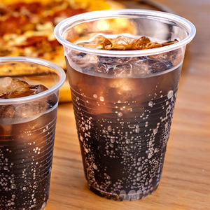 Gobelet transparent en PE à paroi simple avec couvercle, personnalisable avec logo, pour fêtes, bars, vin, boissons, <span class=keywords><strong>bubble</strong></span> <span class=keywords><strong>tea</strong></span>, jus - Product Image 4