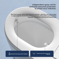 Nuevo Inodoro Inteligente Automático para el Hogar con Control Remoto, Desodorización, Cerámica, Montaje en Suelo, Instantáneo