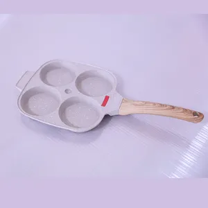 New Fried Pan Mold Four-Hole Fried Magic Device Non-Stick Pancake Pan Pancake Maker Home Breakfast Frying Pan