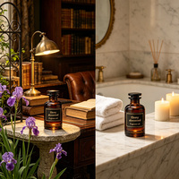 Huile de Parfum de Luxe Arabe à l'Aloès et au Bois d'Ébène, Huile Essentielle Hautement Concentrée pour Femme et Homme, Collection d'Huiles Aromatiques Certifiées