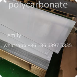 4x8 अनब्रेकेबल पीसी शीट निर्माण सामग्री 6 मिमी प्लास्टिक ठोस पॉली कार्बोनेट शीट - Product Image 2