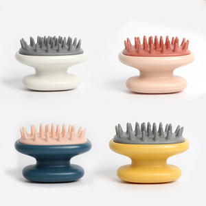 Brosse de toilettage et de massage pour animaux de compagnie, pour chiens et chats à poils longs et courts, utilisable en mode humide pour le bain ou en mode sec pour le toilettage - Product Image 1