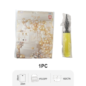Juego de 111 Globos con Tema Dorado y Mariposas para Boda, Cumpleaños, Propuesta Romántica - Product Image 6