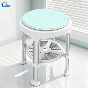Tabouret de douche Hang Seng en alliage d'aluminium, capacité de charge de 100 kg, antidérapant, rotatif, pour personnes âgées et femmes enceintes - Product Image 2