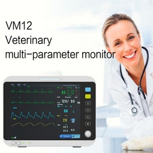 เครื่องมอนิเตอร์สัตว์เลี้ยงแบบพกพาหน้าจอสัมผัส OEM ขนาด 305x162x290 มม. อุปกรณ์ตรวจสอบสัตว์เลี้ยงหลายพารามิเตอร์สำหรับสุนัขและแมว - Product Image 2