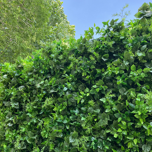 Mur végétal artificiel réaliste de haute qualité au toucher naturel, panneaux muraux de lierre de Virginie, mur de lierre - Product Image 4