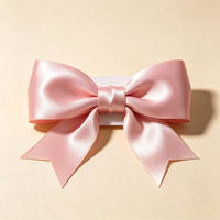 Ruban à nœud avec étiquette, logo personnalisé, 100% polyester, 3-38 mm, ruban décoratif pour emballage cadeau, pour bandeaux à nœuds