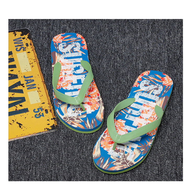 Wholesale Men Flip Flops Summer Slippers Beach Shoes Outdoor Sports PE Flip Flop with Logo