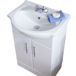 Chậu rửa mặt sứ trắng YUSON YS27201-50, đạt chứng nhận CE, kiểu dáng hiện đại, dành cho phòng tắm - Product Image 1