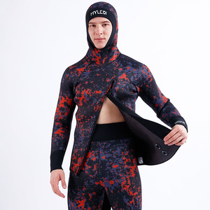 Traje de Buceo para Hombre, PVC de 5mm, Forro de Lana, para Pesca y Entrenamiento en Aguas Frías y Cálidas en Alta <span class=keywords><strong>Mar</strong></span> - Product Image 3