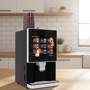 Distributeur automatique de café intelligent sur table, distributeur automatique de café à fort rendement pour le service de café au bureau - Product Image 1