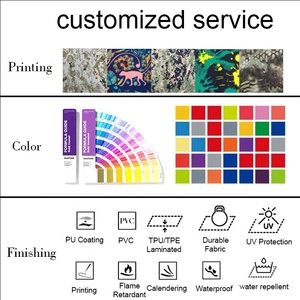 200D 210D 100% Nylon Oxford túi vải với <span class=keywords><strong>PU</strong></span> tráng Có thể tùy chỉnh chống cháy - Product Image 5