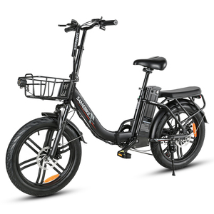 UK stock New Arrivals CY20 Pro 7 Speed city <b>electric</b> folding bicycle 20" high-carbon steel <b>electric</b> bicycle - Product Image 1