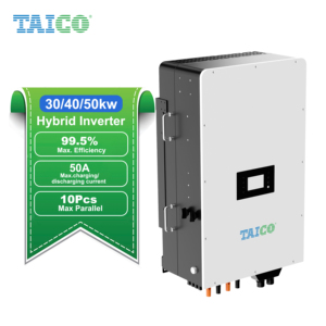Système solaire hybride 30KW 40KW 50KW Haute Tension 30KW 40KW 50KW Hybride triphasé On/Off Grid - Product Image 1