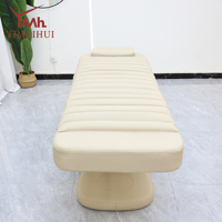 Fauteuil de Beauté Électrique Hydraulique Européen pour Salon et Spa, Lit de Massage Facial Réglable avec Dossier Inclinable, Équipement d'Esthéticienne Professionnel