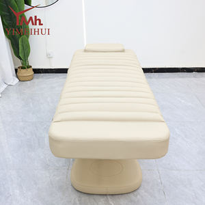Salon Spa için avrupa hidrolik elektrik güzellik yatağı ayarlanabilir yüz masaj yatağı uzanmış arkalık estetisyen ekipmanları - Product Image 5