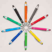 Stylos à écran tactile en vrac, stylo bille 2 en 1 pour étudiants, bureau, réception d'hôtel et cadeaux promotionnels, couleurs assorties