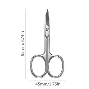 Tijeras para Pestañas de Primera Calidad, Acero Inoxidable, Curvadas, Herramienta para Salón de Belleza, Maquilladores, Uso Diario, Estilizado de Pestañas - Product Image 4