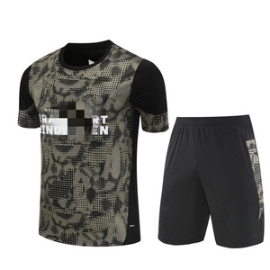 Fußball-Marken hemden und Sport bekleidung. Maßge schneiderte Großhandel Club Supplies. Atmungsaktive Kurzarm-Trainings anzüge - Product Image 3