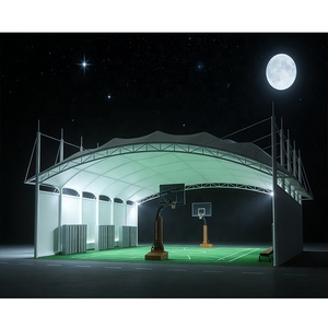 Carpa Personalizada para Pista de Pádel, Estructura Tensada, Techo Deportivo, Fabricante de Carpas para Estadios, Canchas de Fútbol y Baloncesto - Product Image 3