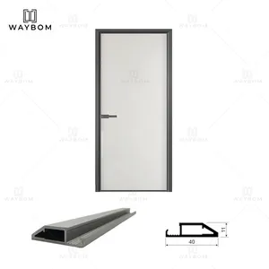 Factory glass and metal frame 180 degree swing door dubai aluminium 6063 custom cheap wholesale price aluminium foil