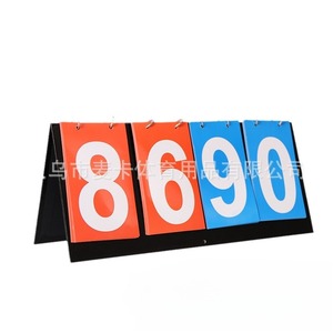 4-Tableau d'affichage de table portable numérique <span class=keywords><strong>Flipper</strong></span>, Multi Sports Score Flip Scoreboard Score Keeper - Product Image 3